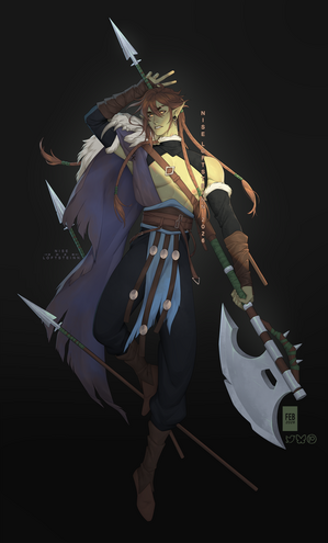 Jarko | DnD Barbarian Half-Orc Jarko | DnD Barbarian Half-Orc