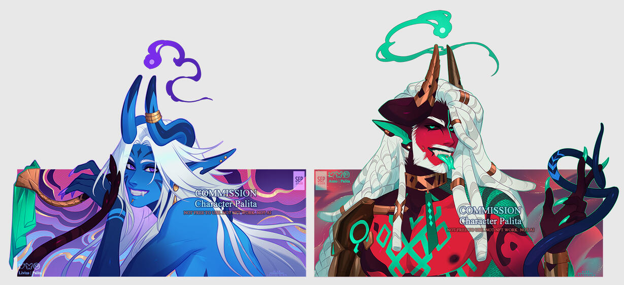 Livius and Anzo | For Palita on bsky