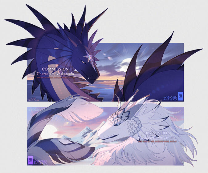 Lavi &amp; Lucian | For Arukanoda on bsky