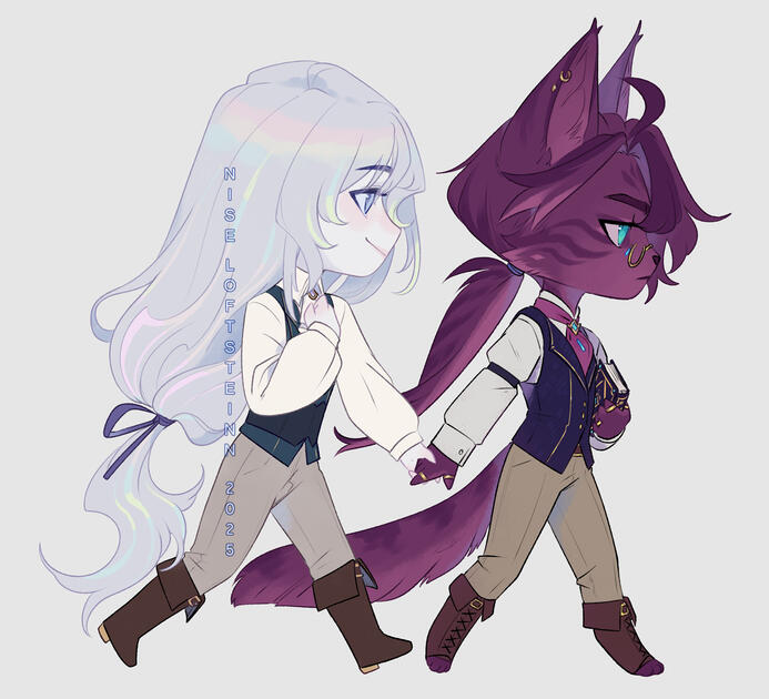 Eirian &amp; Hendrick cheeb parade | For SouOrtiz on bsky (trade)
