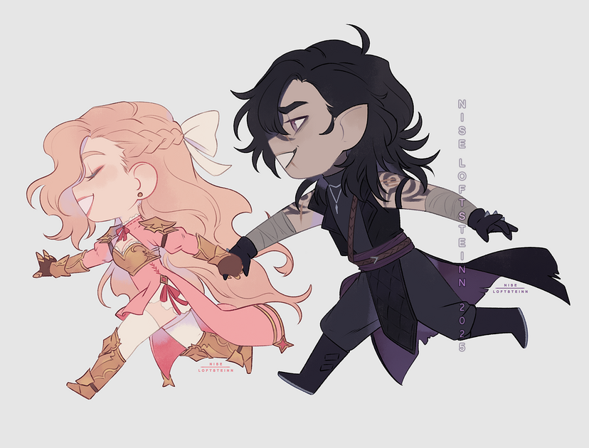 Edith and Locke | For Stoofle and Corilton on bsky