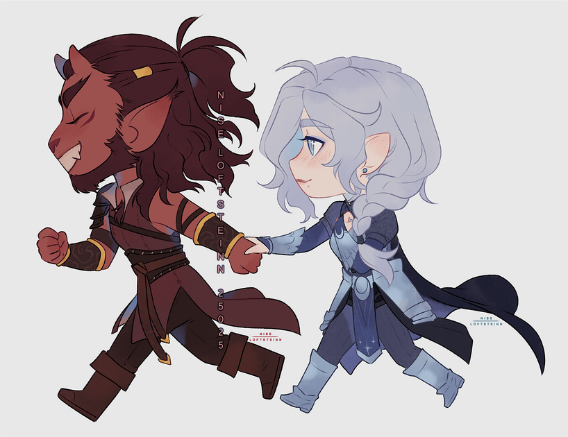 Morgan and Ciel | For Stoofle and Corilton on bsky