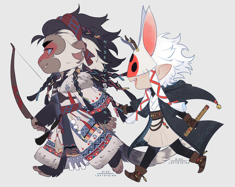 Khan &amp; Juniper | gift for SouOrtiz. Our Pathfinder OCs